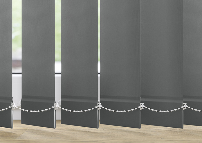 Roma, Fuscous Grey - Vertical Blind - Image 4